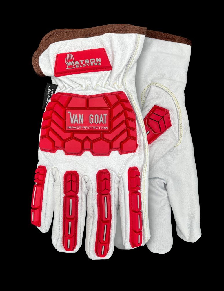 Drivers Glove &#39;Van Goat&#39; Goatskin Leather CLA6 w/ TPR Sz: L