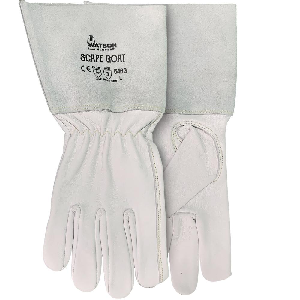 Glove Goatskin Leather with Gauntlet &#39;Scape Goat&#39;  Sz:2XL