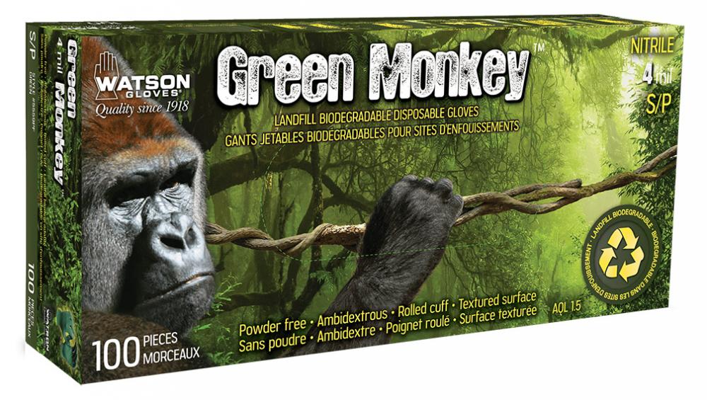 Disposable Glove &#39;Green Monkey&#39; 4Mil Nitrile Powder Free Sz: 2XL