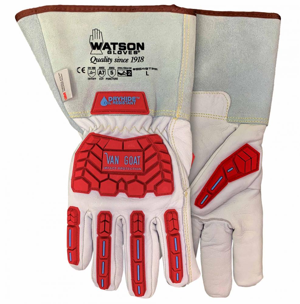 Gauntlet Glove &#39;Van Goat&#39; Thinsulate Lined w/ TPR CLA7  Sz: XS