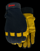 Watson Gloves 005-L - Mechanics Glove 'Flextime' Goatskin Leather Palm Sz: L