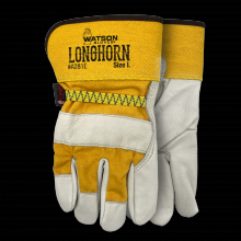 Watson Gloves A281E-L - Fitters Glove 'Longhorn' Economy Full-Grain Cowhide  Sz: L