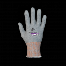 Superior Glove STAGXPU-11 - Glove Knit Steel Comp HPPE. Polyurethene Palm 13 GA CLA5 Sz :11