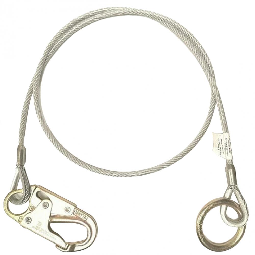 Cable Anchor, 6&#39; W/ Snap Hook & O-Ring