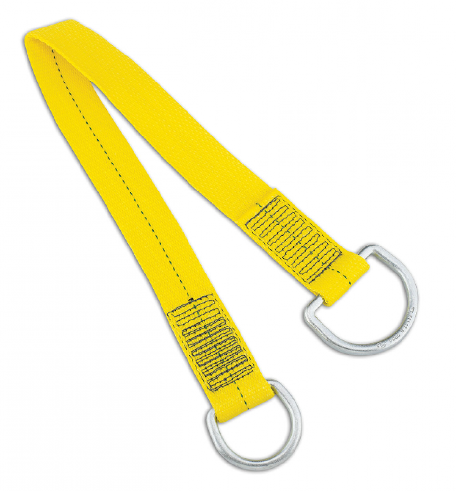 Lanyard Anchor Strap, 6&#39; W/ 2 D-Rings