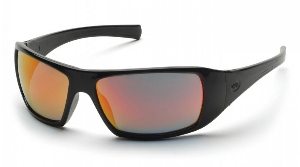 Safety Glasses - Goliath - Black Frame/Ice Orange  Lens