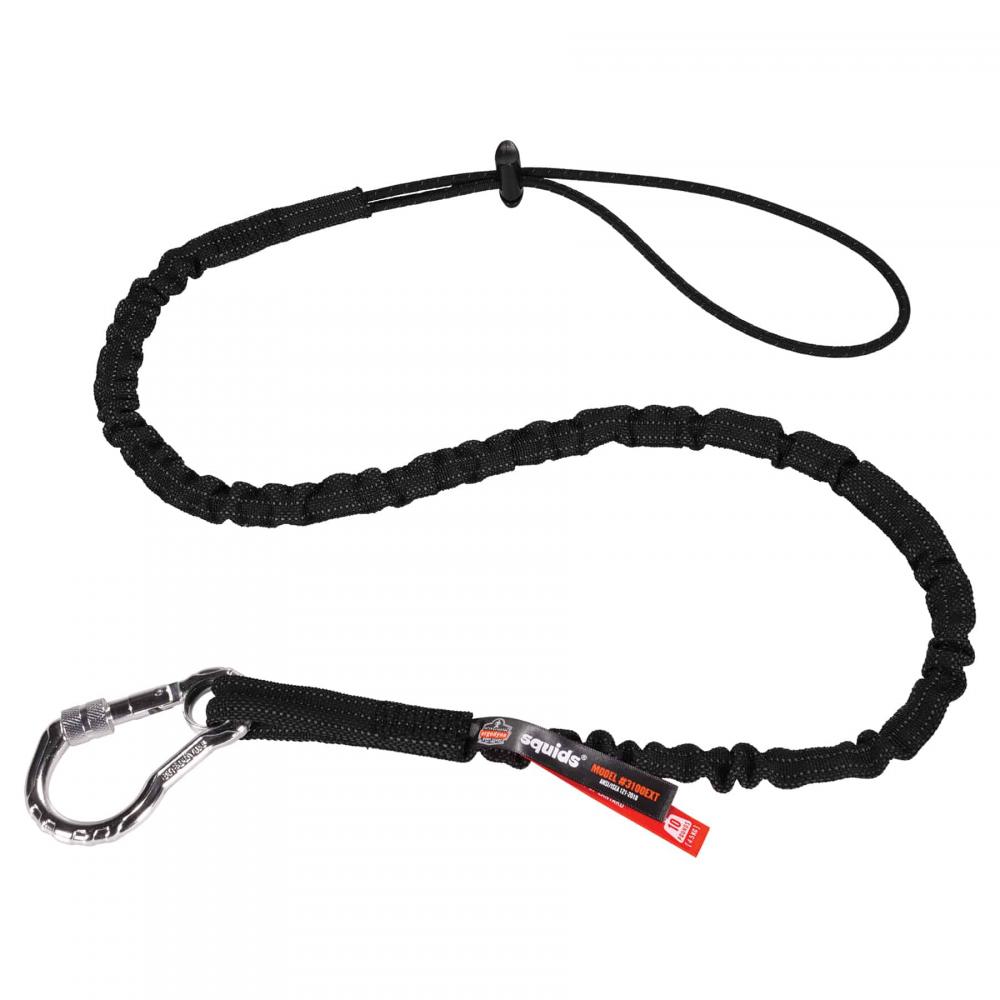 Tool Lanyard Single Extended (42&#34;-54&#34;) Black 10Lb