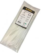 Techspan E11509C - Cable Tie Natural 12" 100/Pk (50Lbs)