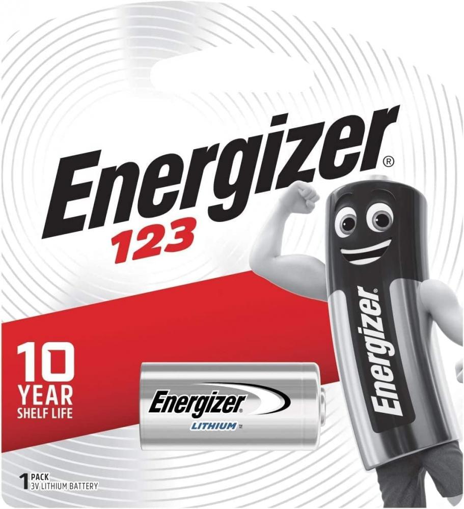 Energizer 123 Lithium Batteries (1 Pack), 3V Photo Batteries