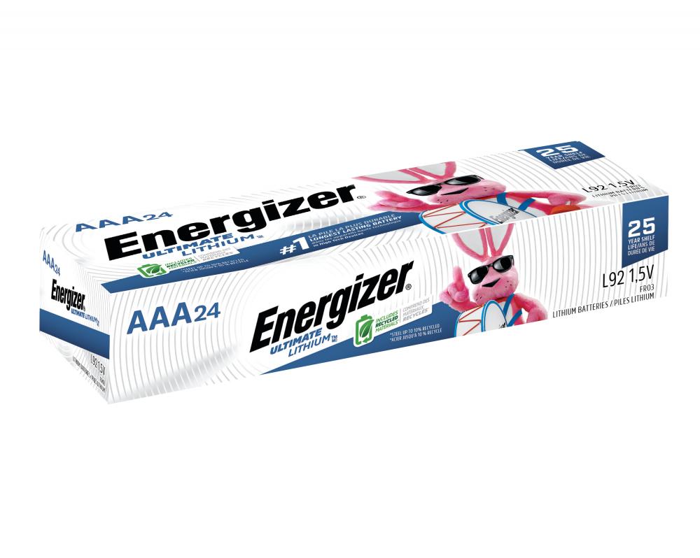 Energizer Ultimate Lithium AAA Batteries (1 Pack), Lithium Triple A Batteries