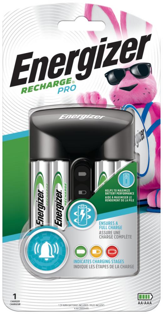 Energizer Rechargeable AA and AAA Battery Charger (Recharge Pro)