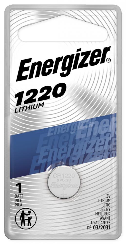 Energizer 1220 Lithium Coin Battery, 1 Pack