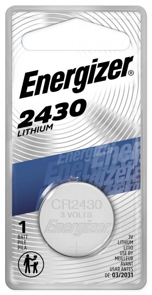 Energizer 2430 Lithium Coin Battery, 1 Pack