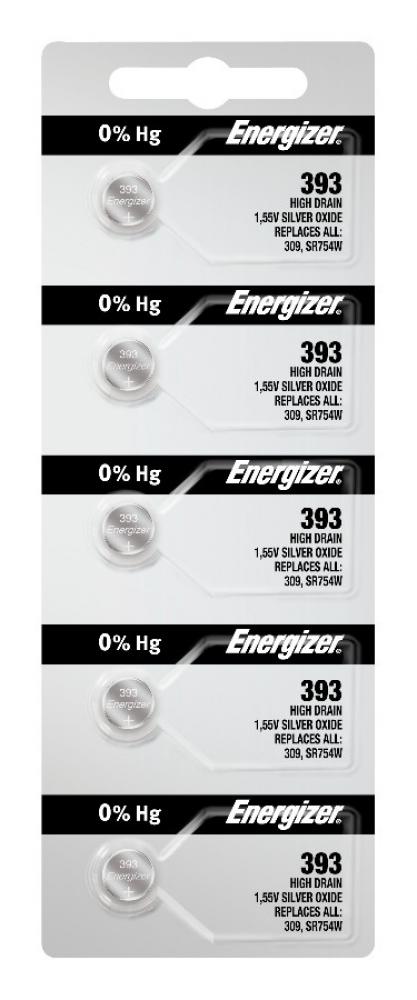 Energizer 393 Silver Oxide Button Battery, 1 Pack