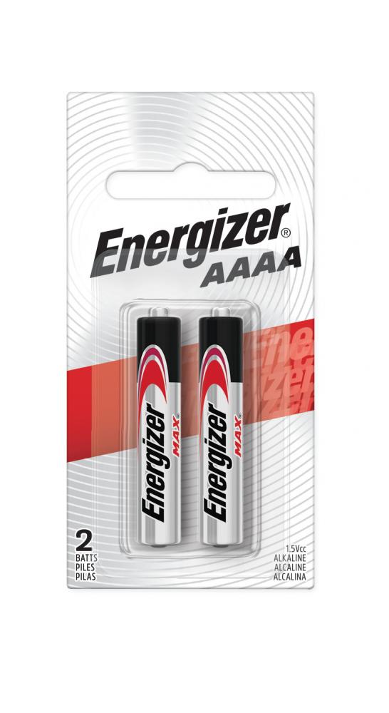 Energizer AAAA Batteries, 2 Pack