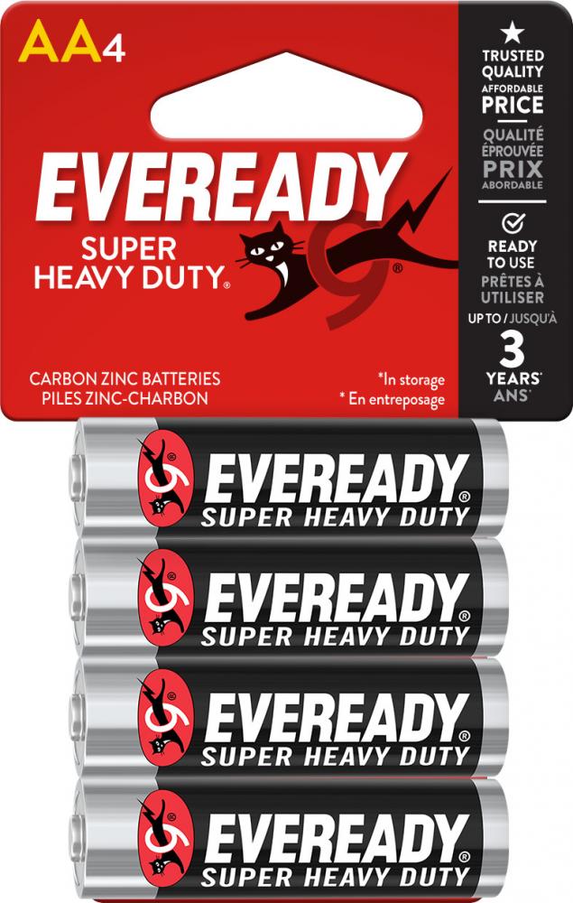 Eveready Super Heavy Duty AA Battery