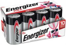 Energizer E95FP-8 - Energizer MAX D Batteries (8 Pack), D Cell Alkaline Batteries