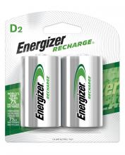 Energizer NH50BP-2 - Energizer Recharge Universal Rechargeable D Batteries, 2 Pack