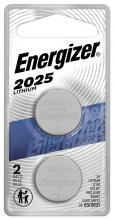 Energizer 2025BP-2N - Energizer 2025 Batteries (2 Pack), 3V Lithium Coin Batteries