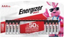 Energizer E92LP-16 - Energizer MAX AAA Batteries (16 Pack), Triple A Alkaline Batteries