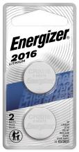 Energizer 2016BP-2N - Energizer 2016 Batteries (2 Pack), 3V Lithium Coin Batteries