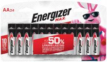 Energizer E91BP-24 - Energizer MAX AA Batteries (24 Pack), Double A Alkaline Batteries