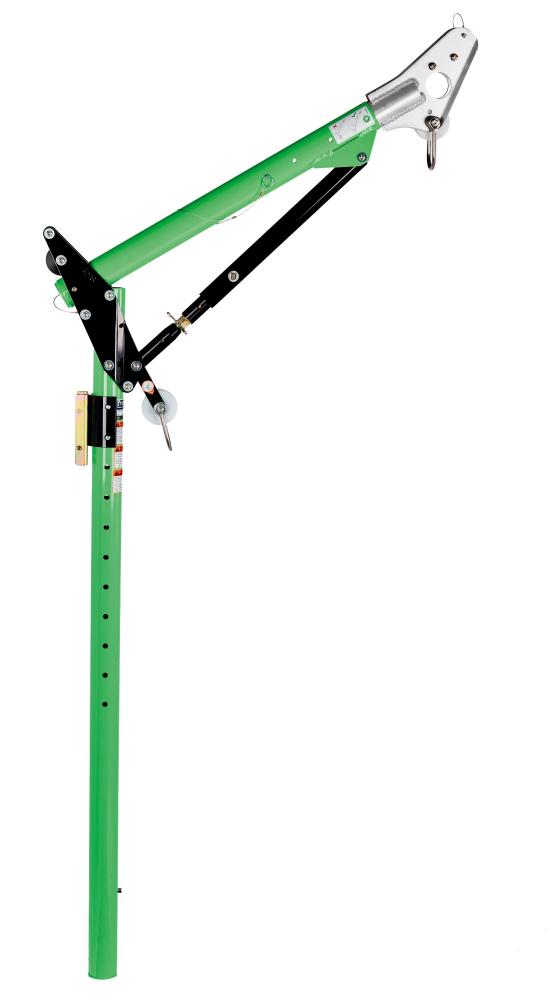 One-Piece Adjust Offset Davit Mast, Reach: 93.5 in. to 111.5 in.