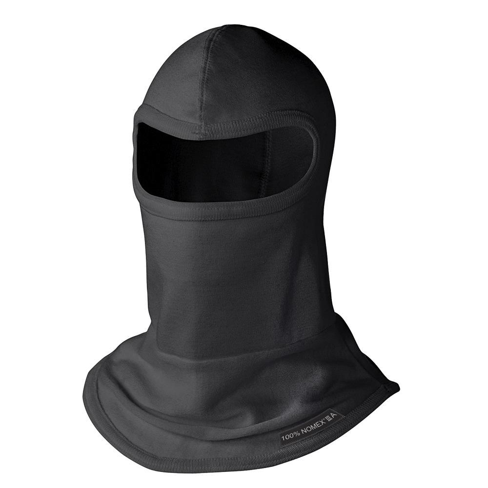 1-Hole Balaclava, Black Nomex® IIIA Medium-Knit  - O/S