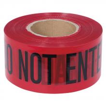 Pioneer V6310460-O/S - "Danger Do Not Enter" Tape - Red - 0.04 mm - 1000'/304.8 m