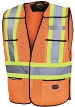 Pioneer V1020750-O/S - Safety Tear-Away Mesh Vests - One Size