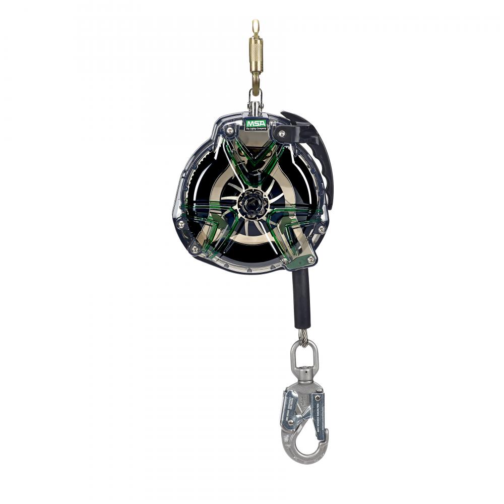 V-TEC Self-Retracting Lifeline, 50&#39; (15m), Stainless Steel Cable