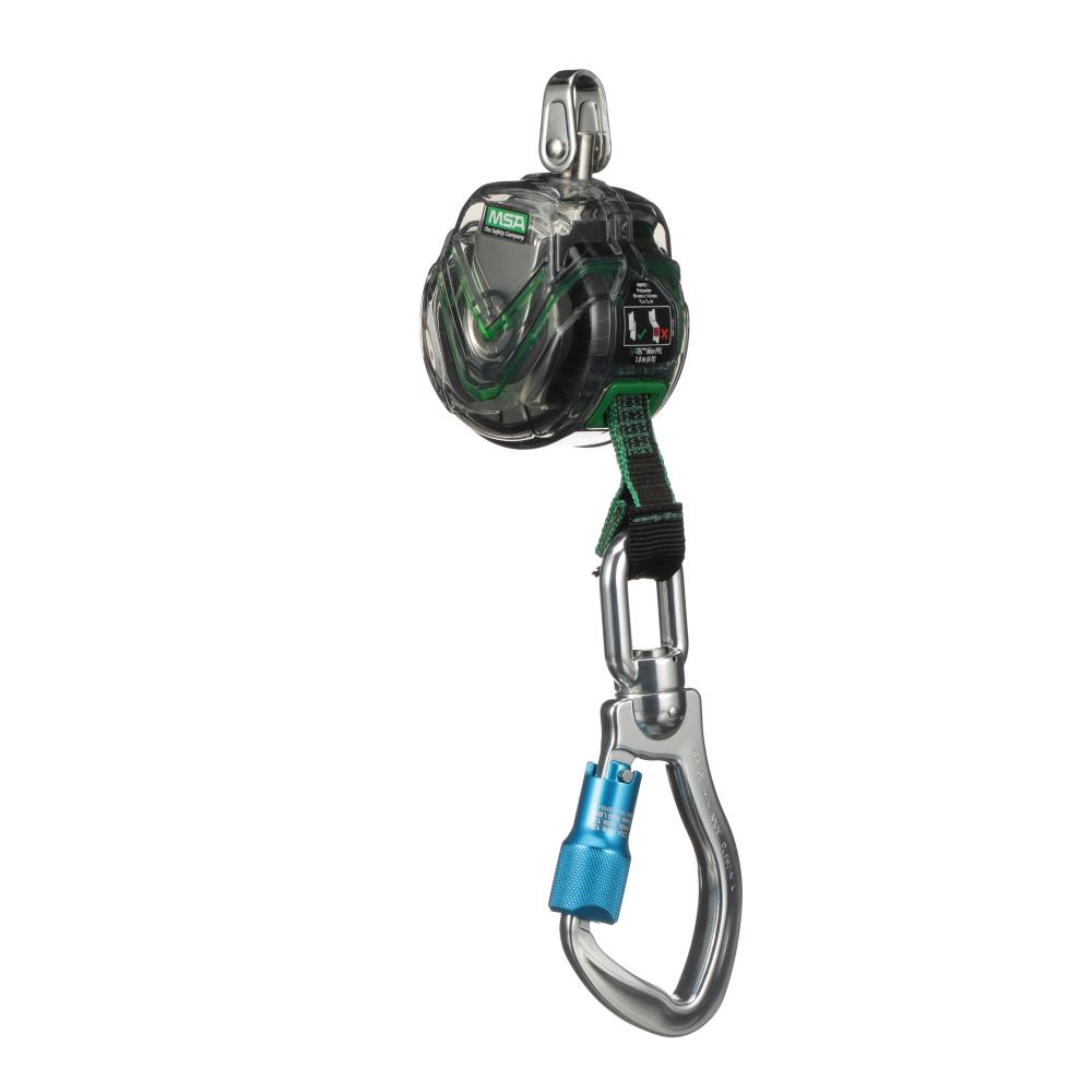 V-TEC Mini PFL, 6&#39; (1.8m), Single-leg, Aluminum Swivel Carabiner