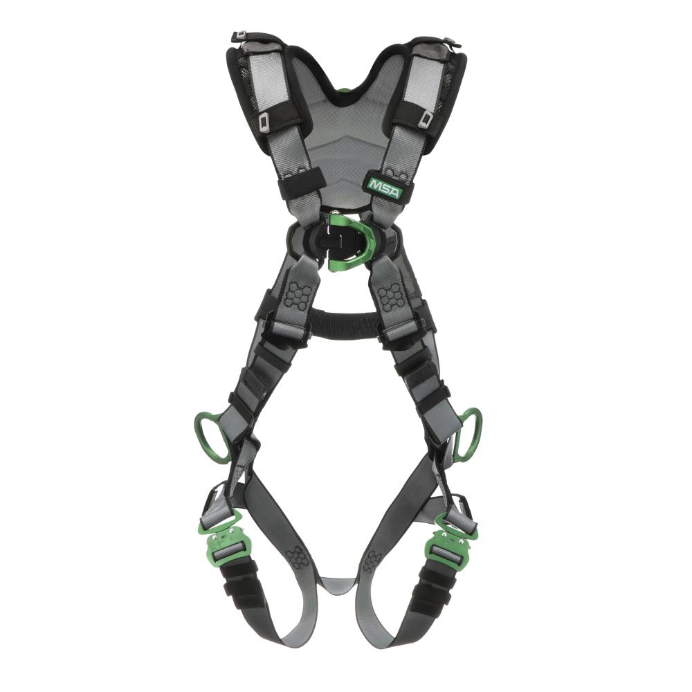 V-FIT Harness, Extra Large, Back, Chest & Hip D-Rings, Quick-Connect Leg Straps,